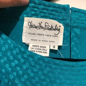 Vintage Diane Von Furstenberg Silk Midi Dress